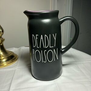 Rae Dunn Deadly Poison pitcher